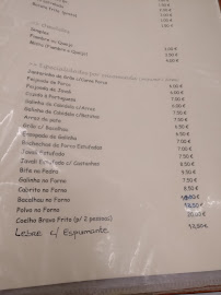 O Caixeiro à São Bartolomeu de Messines menu