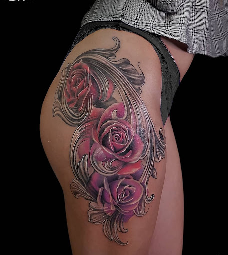 Explore chest tattoo lettering ideas, creative tattoo ideas in Willow Grove, available at Tattoo GalaxyWillow Grove Piercing & Tattoos