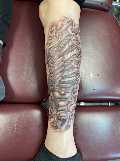 Explore father and daughter c.r.p.s tattoo ideas, creative tattoo ideas in Des Moines, available at Skin Kitchen Tattoo