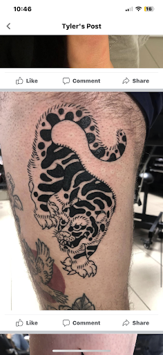 Explore hour glass tattoo ideas, creative tattoo ideas in Sarasota, available at SEVEN SINS Tattoo Studio