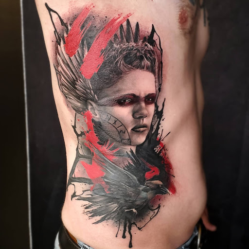 Explore buffy tattoo ideas, creative tattoo ideas in Utica, available at Watchtower Tattoo Company