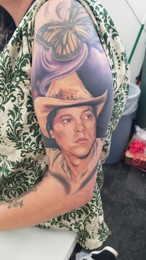 Explore leg tattoo ideas men, creative tattoo ideas in Duncanville, available at Fearless Tattoos