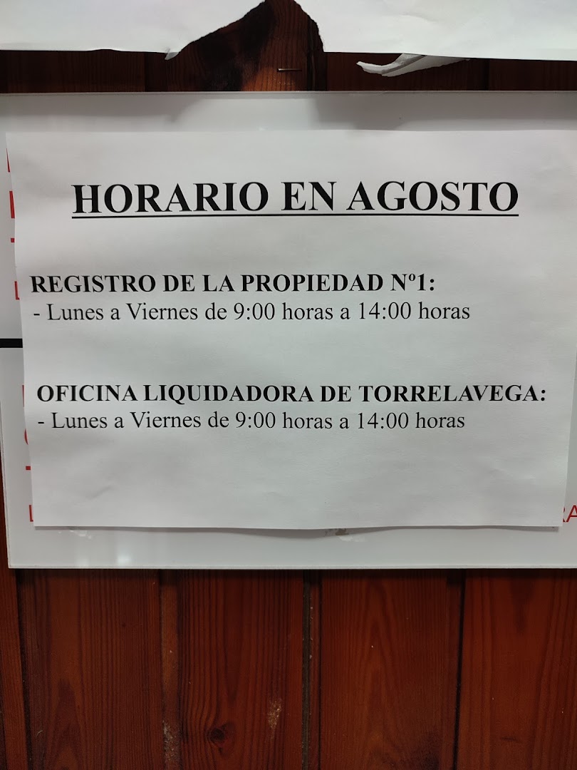 Registro de la Propiedad de Torrelavega Nº 01