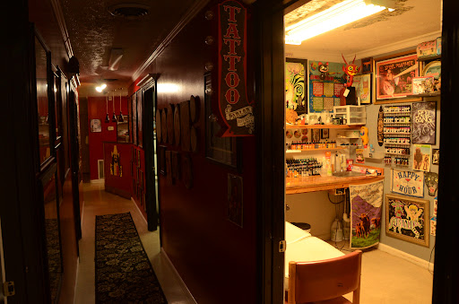 Explore split personality tattoo ideas, creative tattoo ideas in Elizabethtown, available at Modern Age Tattoo Co