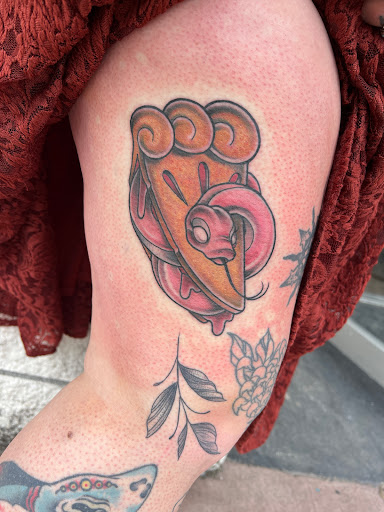 Explore moto tattoo ideas, creative tattoo ideas in Longview, available at Heart Attack Tattoo