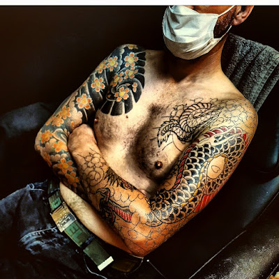 Bunshin tattoo by David Raspoutine à Nice