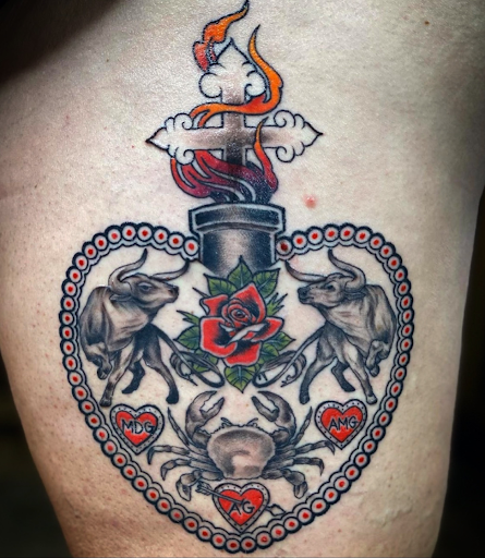 Explore state of georgia tattoo ideas, creative tattoo ideas in Fort Lauderdale, available at Electric Street Tattoo