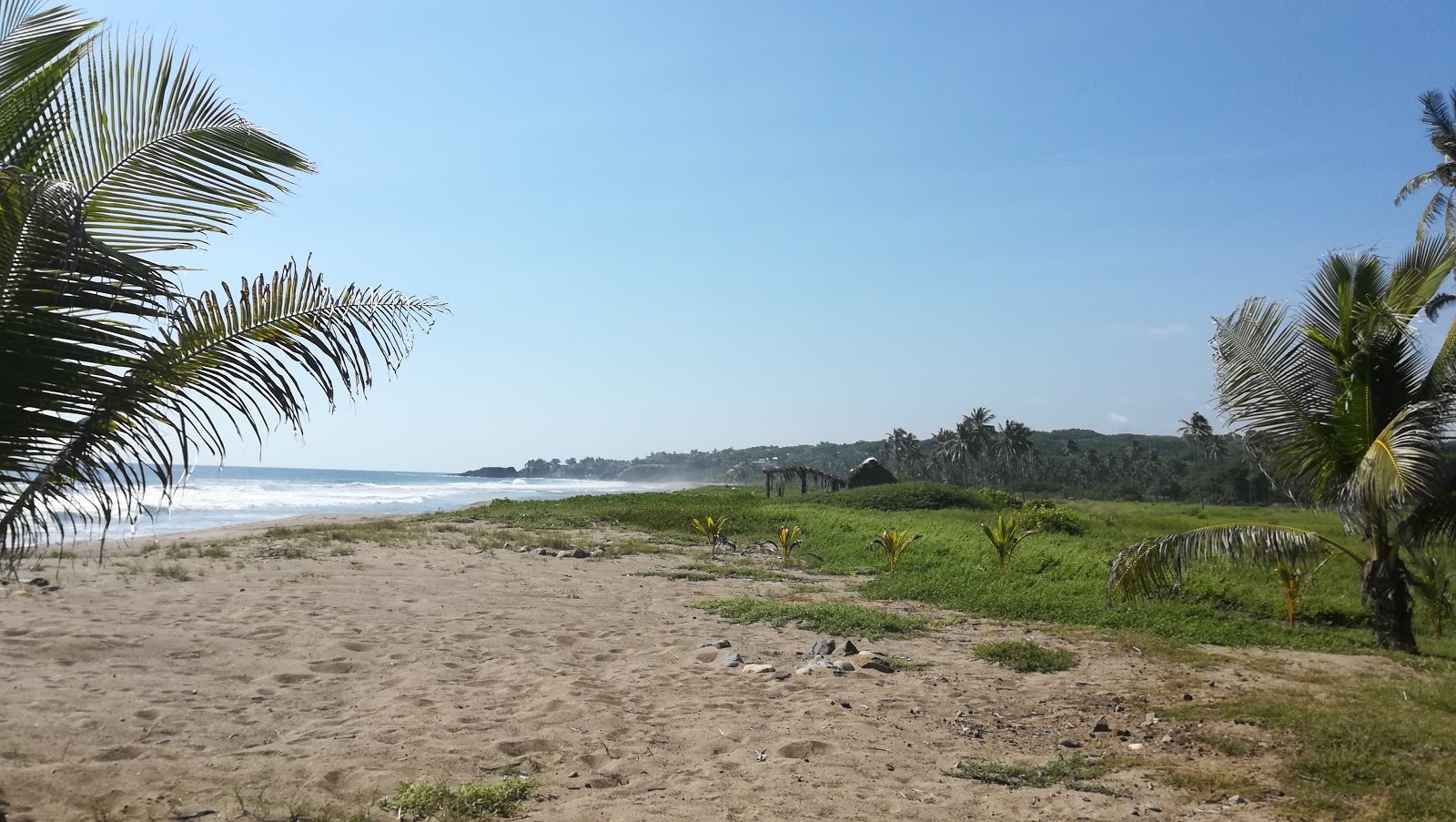 Photo de Playa Aguila avec sable brun de surface
