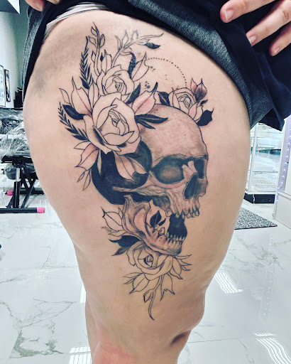 Explore cool hand tattoo ideas for guys, creative tattoo ideas in Youngsville, available at Inkophilia