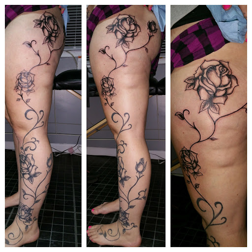 Explore rose idea tattoos, creative tattoo ideas in Centre, available at Ink You Tattoos