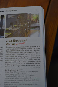 Restaurant Le Bouquet Garni à La Chapelle-sur-Erdre menu