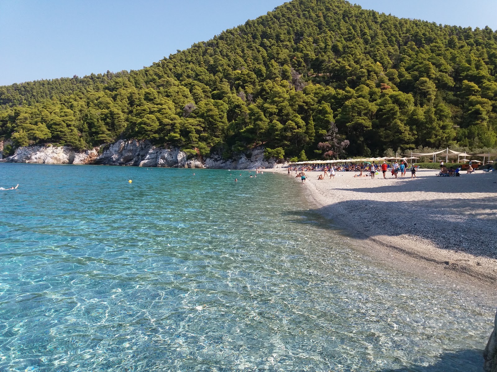 Foto de Playa Kastani con playa recta