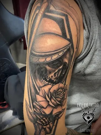 Explore tattoo ideas outlines, creative tattoo ideas in Worcester, available at Evil Eye Tattoo