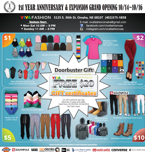 Clothing Store «Viva Fashion», reviews and photos, 5125 S 36th St, Omaha, NE 68107, USA