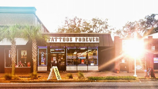 Explore dark sleeve tattoo ideas, creative tattoo ideas in Fort Walton Beach, available at Tattoos Forever