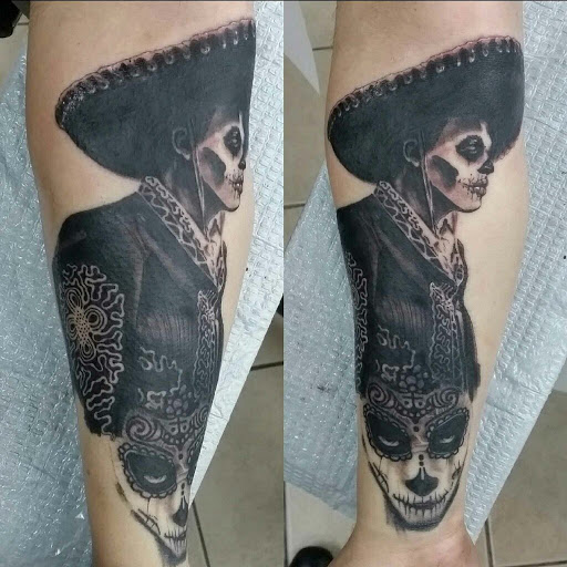 Explore feminine half sleeve tattoo ideas, creative tattoo ideas in Chicago, available at Royal Flesh Tattoo and Piercing