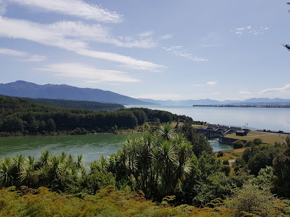 Lake Te Anau Lookout by Control Gates