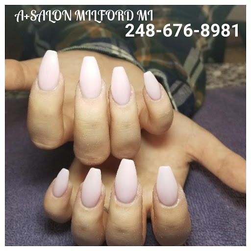 Nail Salon «A+Salon, Nails, Hair & Aesthetics», reviews and photos, 219 Clinton St, Milford, MI 48381, USA