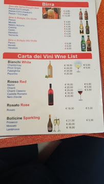 Menu du Bar Pizzeria Ristorante Ottaviano à Rome