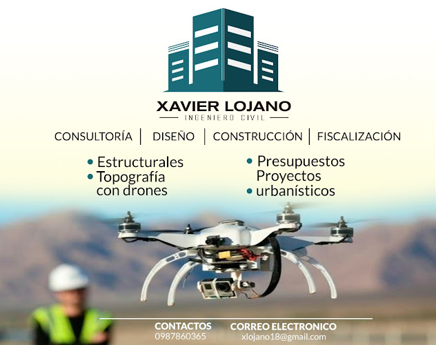 Xavier Lojano - Ingeniero Civil - Empresa constructora
