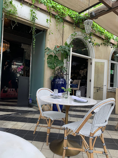Covered outdoor seating