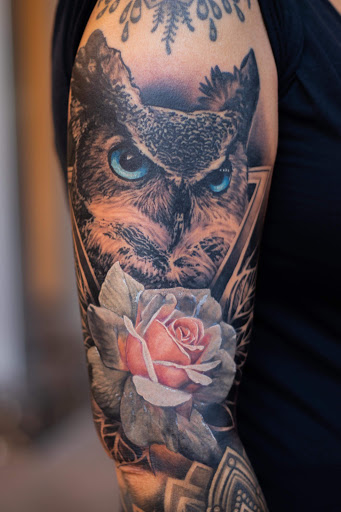 Explore realistic tattoo ideas, creative tattoo ideas in Dayton, available at Aisle 9 Tattoo