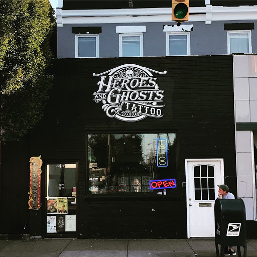 Tattoo Shop «Heroes & Ghosts Tattoo», reviews and photos, 3035 W Cary St, Richmond, VA 23221, USA