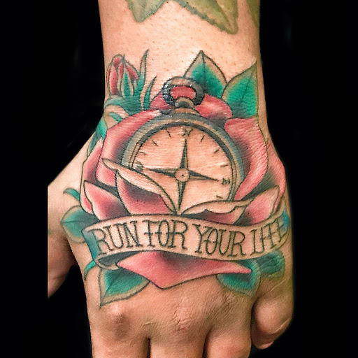 Explore wrist cover up tattoos ideas, creative tattoo ideas in Fremont, available at Inkies Tattoo Studio