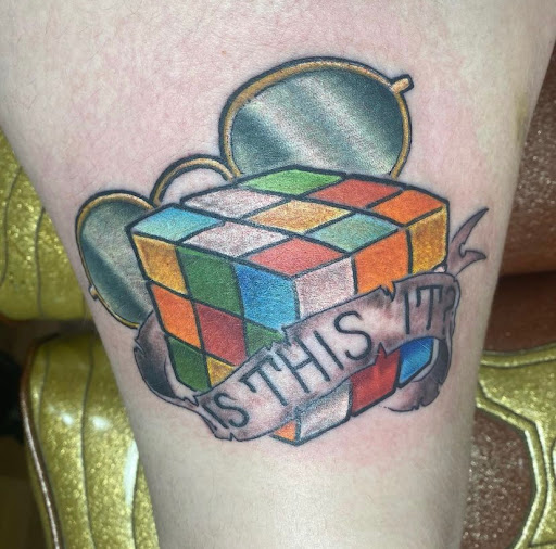 Explore blue bird tattoo ideas, creative tattoo ideas in Saint Paul, available at Capital Tattoo