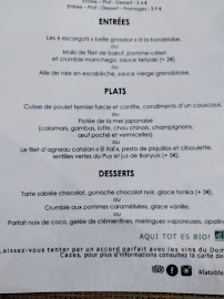 Restaurant français La Table D'Aimé à Rivesaltes - menu / carte