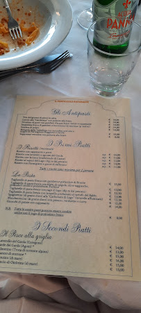 Restaurant Il Porticciolo à Lazise (le menu)