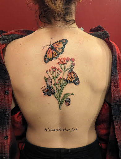 Explore pot leaf tattoo ideas, creative tattoo ideas in South Haven, available at Sirens Rose