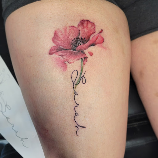 Explore fear god tattoo ideas, creative tattoo ideas in Gallatin, available at Grimoire Ink