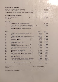 Menu / carte de Steakhouse-Pizzeria Zur Linde, Inh. Richard Koeters à Rheurdt