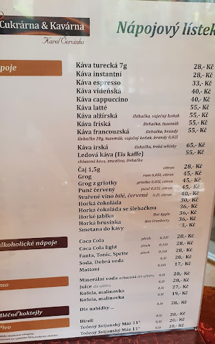 Cukrárna, kavárna a pizza Karel Červinka - Pizzeria
