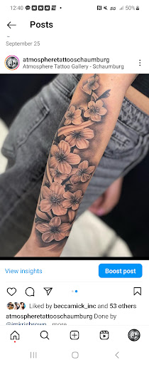 Explore moon and star tattoo ideas, creative tattoo ideas in Schaumburg, available at Atmosphere Tattoo Gallery - Schaumburg