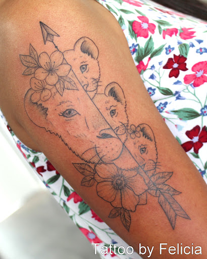Explore female tattoo ideas arm, creative tattoo ideas in Fort Myers, available at Tiger Lotus Tattoo and Piercing