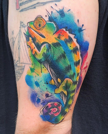 Explore nerdy tattoo ideas, creative tattoo ideas in Marietta, available at Monkeys Uncle Tattoo