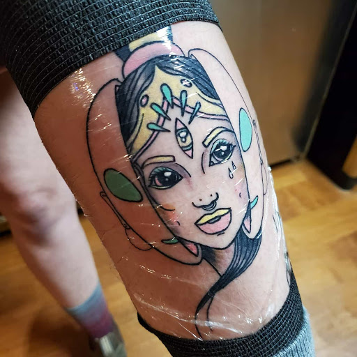 Explore literary tattoo ideas, creative tattoo ideas in Carbondale, available at Bonedale Tattoo