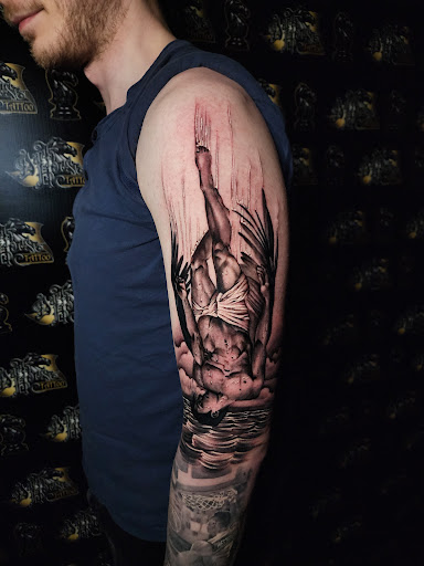 Explore tattoo ideas twins, creative tattoo ideas in Warren, available at Dark Horse Tattoo Co. LLC.