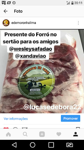 Horário de funcionamento de Casa de Carnes Garrote