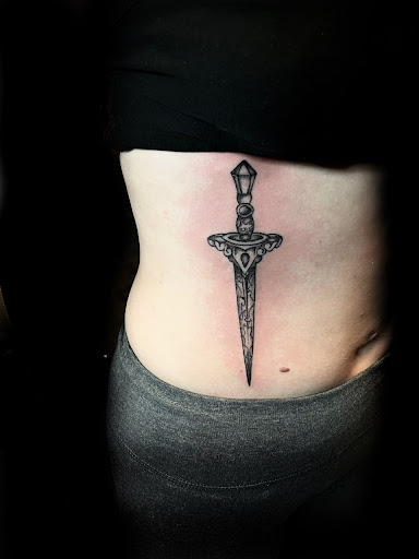 Explore back of shoulder tattoo ideas, creative tattoo ideas in Peoria, available at Modern Ink Tattoo