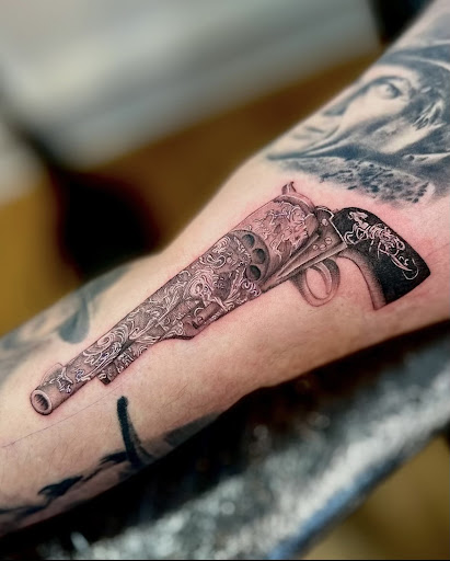 Explore tattoo ideas rib cage, creative tattoo ideas in Huntsville, available at Black Hearts Tattoo and Body Piercing