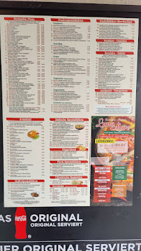 Menu du Luna Mare à Breckerfeld