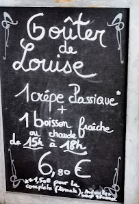 Louise de Bretagne - Restaurant Le Conquet à Le Conquet menu