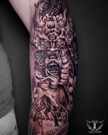 Explore bmo tattoo ideas, creative tattoo ideas in Albany, available at Cold River Body Arts