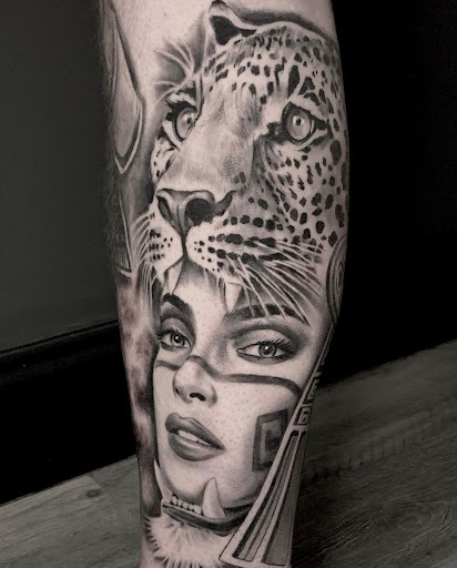 Explore flower tattoo ideas, creative tattoo ideas in Spokane, available at Anchored Art Tattoo