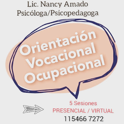 Psicóloga y Psicopedagoga Nancy Amado