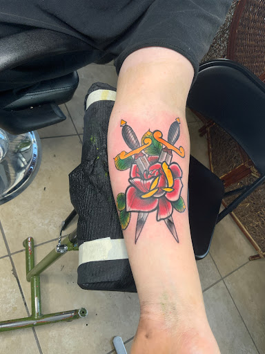 Explore hand tattoo cover up ideas, creative tattoo ideas in El Paso, available at Santa Rosa Tattoo Studio