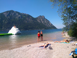 Fotografie cu Badeplatz Rindbach Strand zonele de facilități